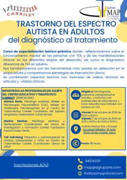 CURSO: trastorno del espectro autista