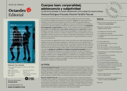 Cuerpos teen: corporalidad, adolescencia y subjetividad